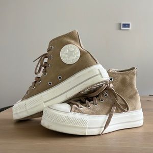 Platform high top converse